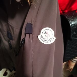 Authentic moncler jacket real fur